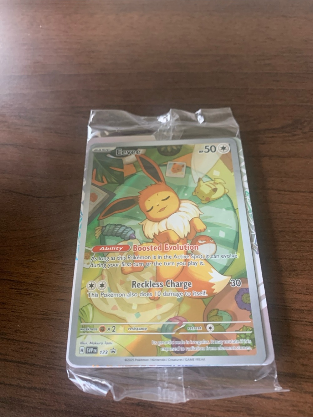 Eevee Collectible Trading Card - Green Artwork